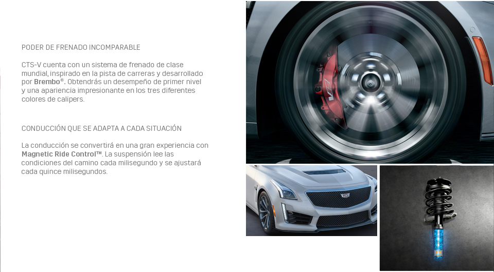 Cadillac CTS-V Series Principales